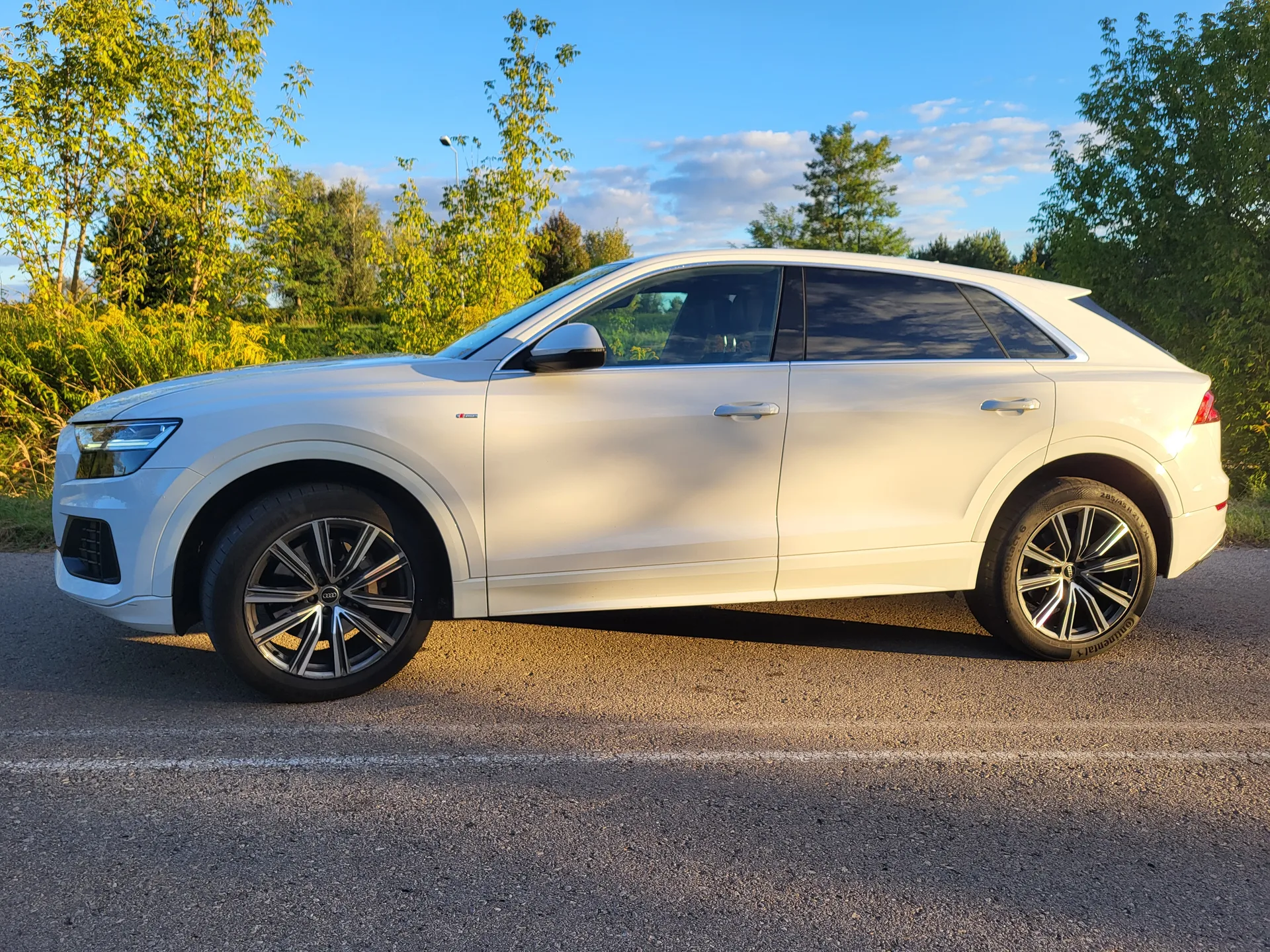 Audi Q8 Quattro Tiptronic S-line, salon PL, na gwarancji, ASO, bezwypadkowy (2023) — zdjęcie 1